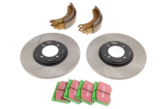 EBC Uprated Discs Pads and Shoes Set - GT6 Mk3 Late - RG1291UR